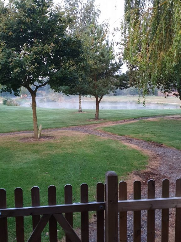 Early morning on the Lodge Lake